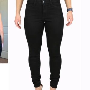 Fran Denim Julie Black Skinny Jeans